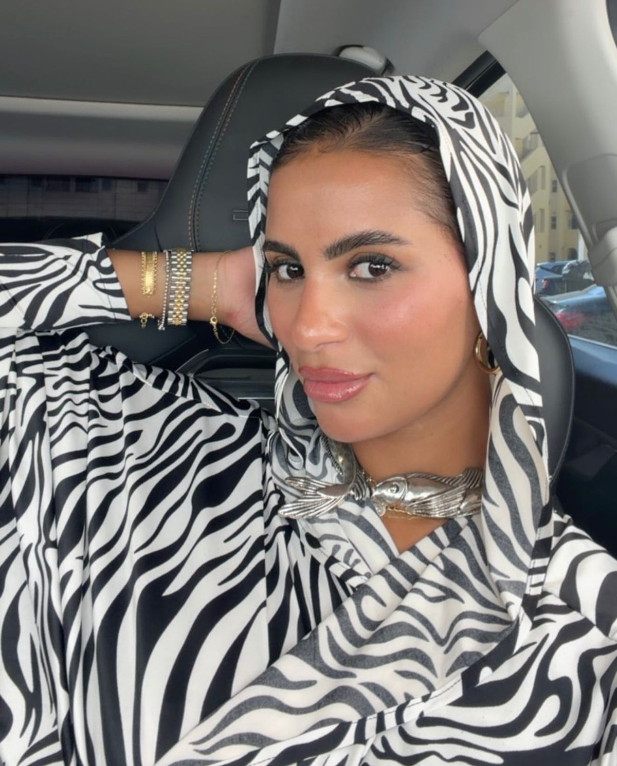 Leen Top in Zebra