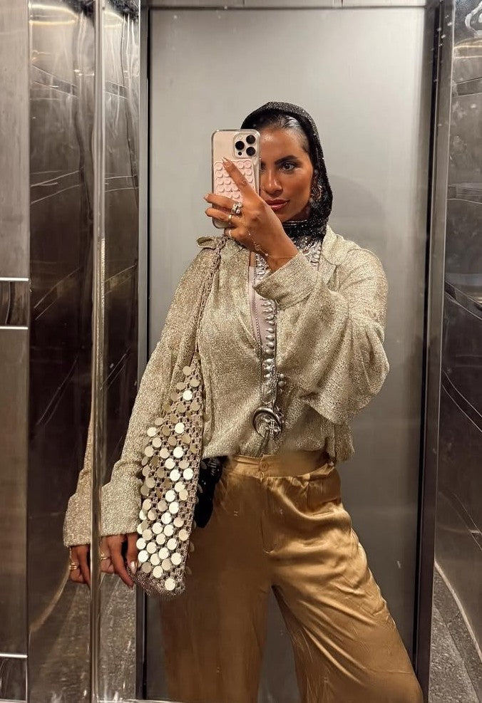 Golden glow blouse