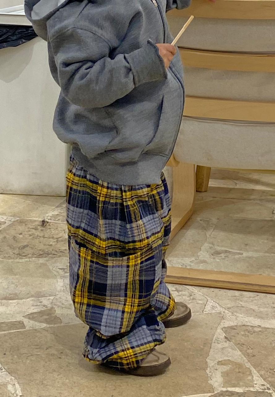Tiny carreaux pants