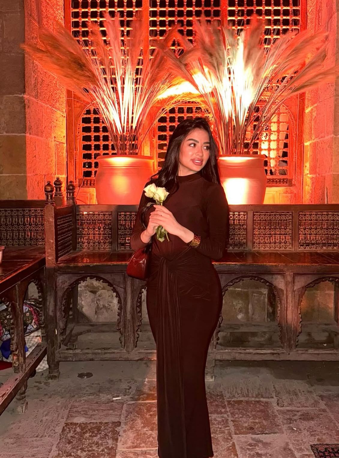 Dark chocolate dress