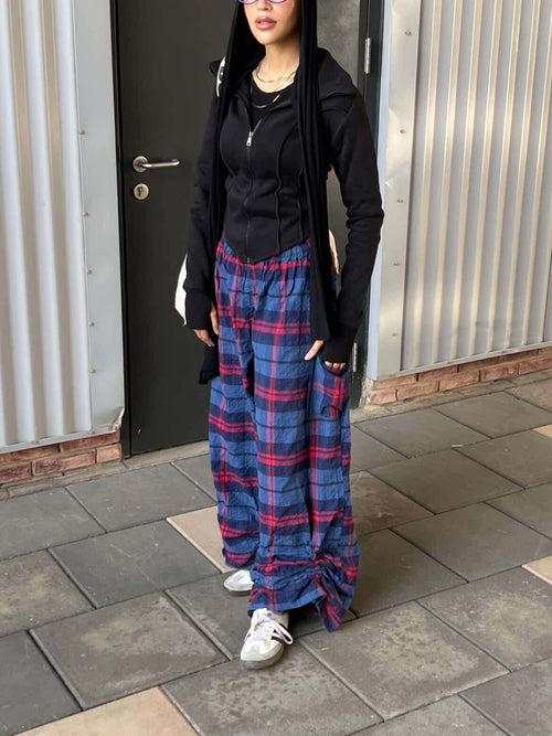 Blue Carreaux pants