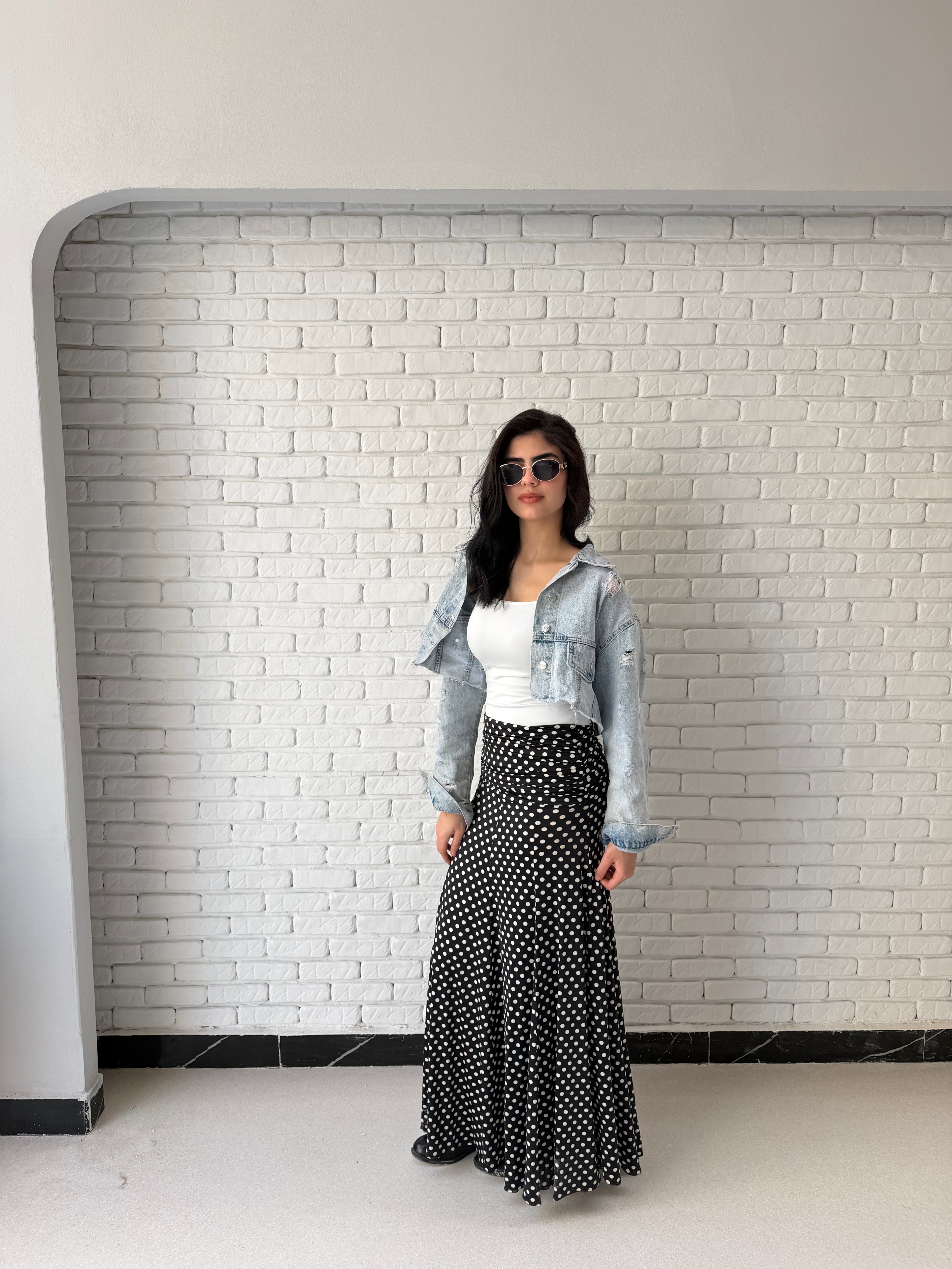 Leen black skirt