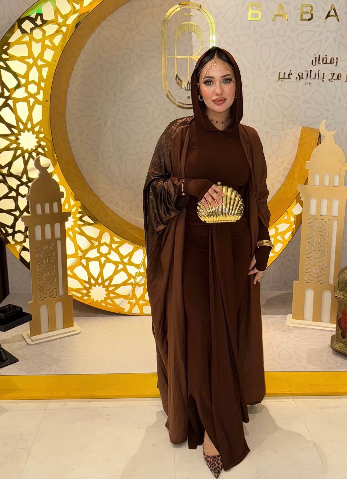 Hooded maxi dress