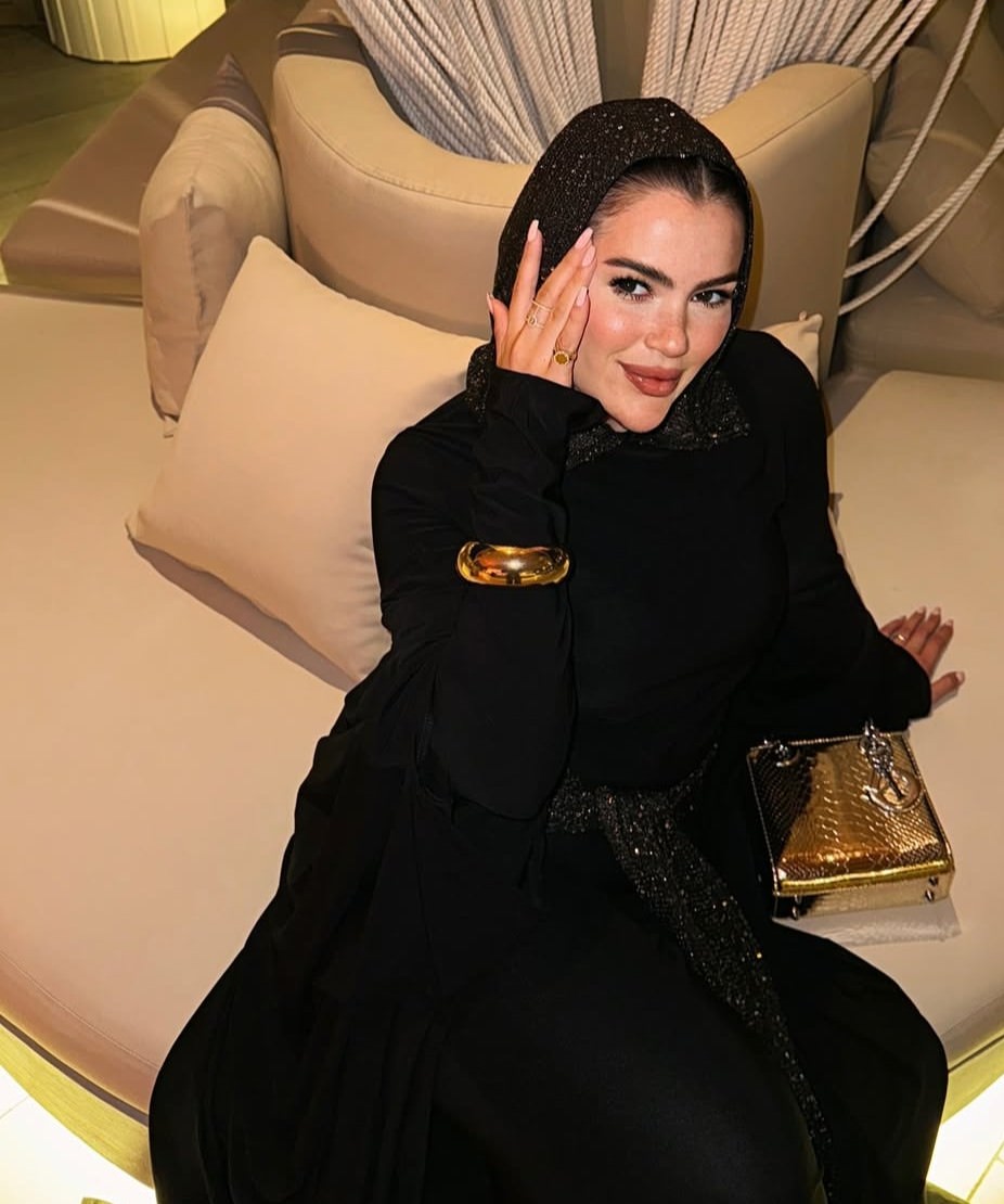 blingy hooded dress in black
