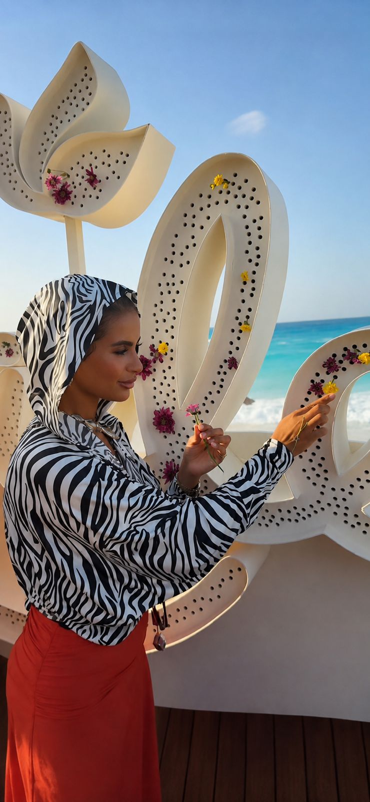 Leen Top in Zebra