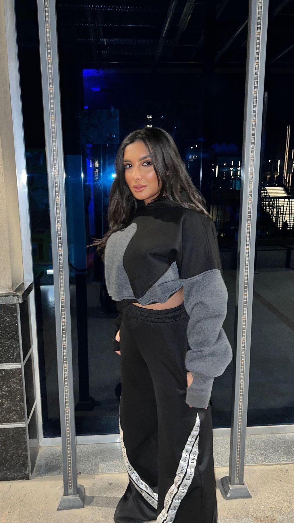 Black&grey hoodie