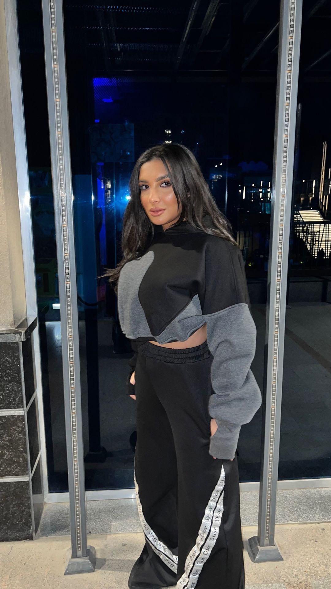 Black&grey hoodie