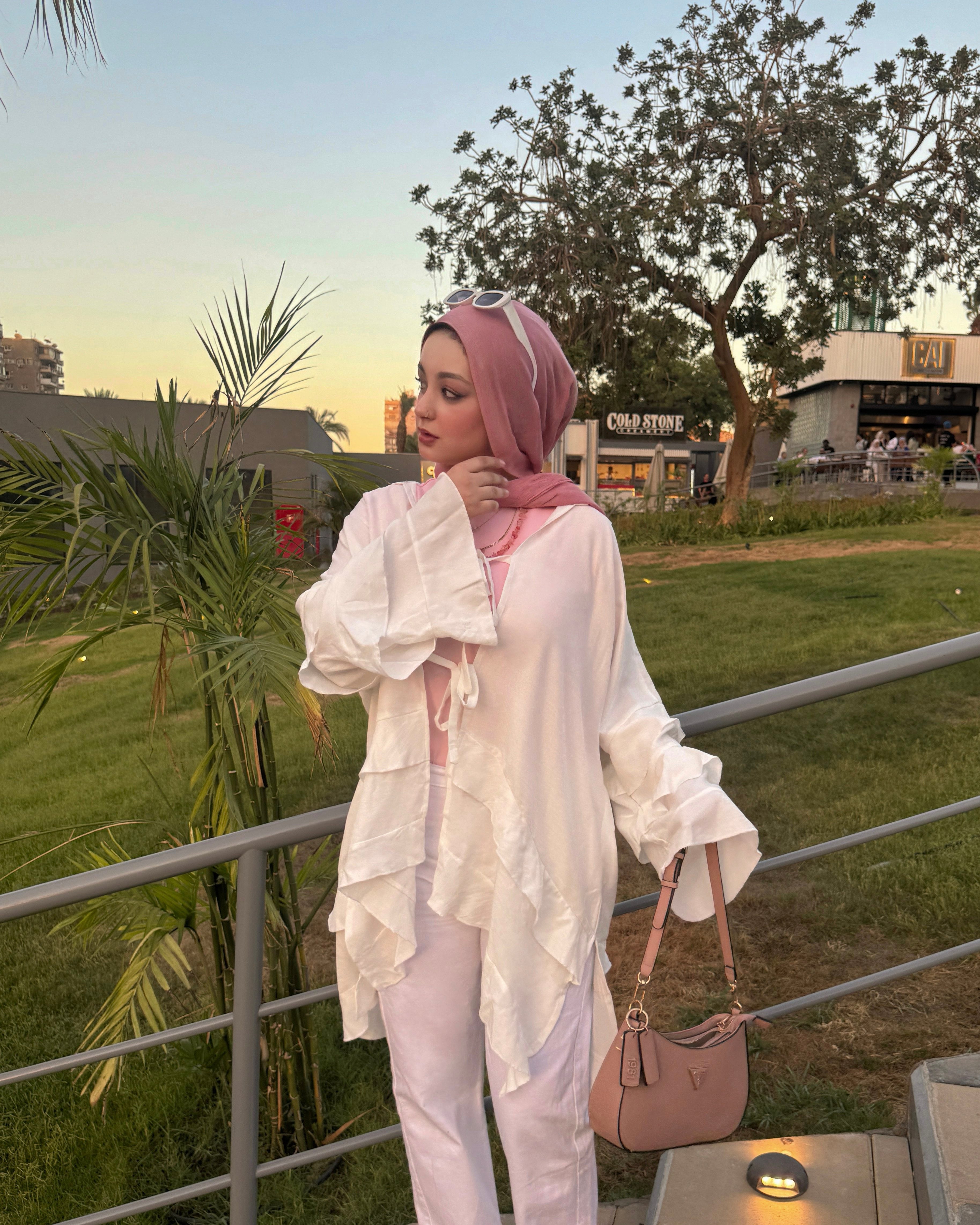 Whisper ruffle cardigan