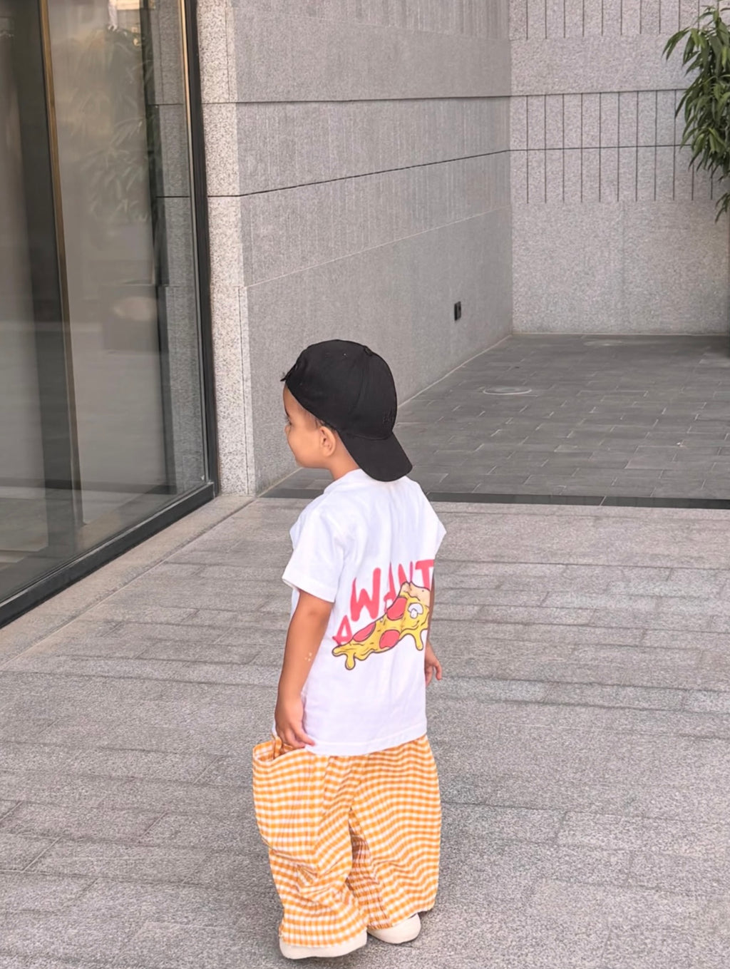 Checkmate Mini Yellow Pants