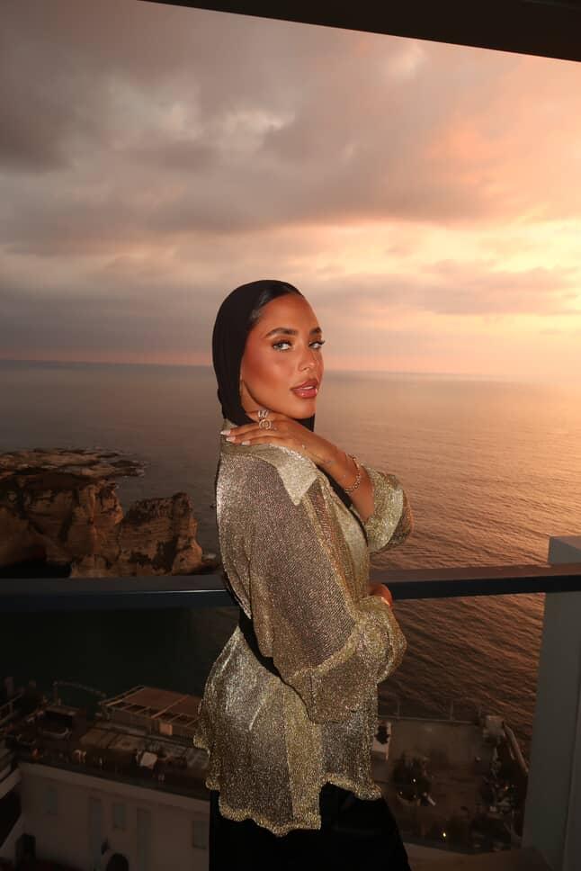 Golden glow blouse