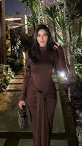 Dark chocolate dress