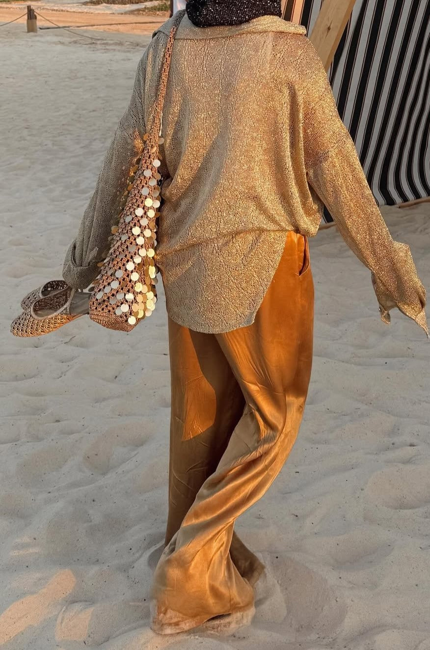 Golden glow blouse