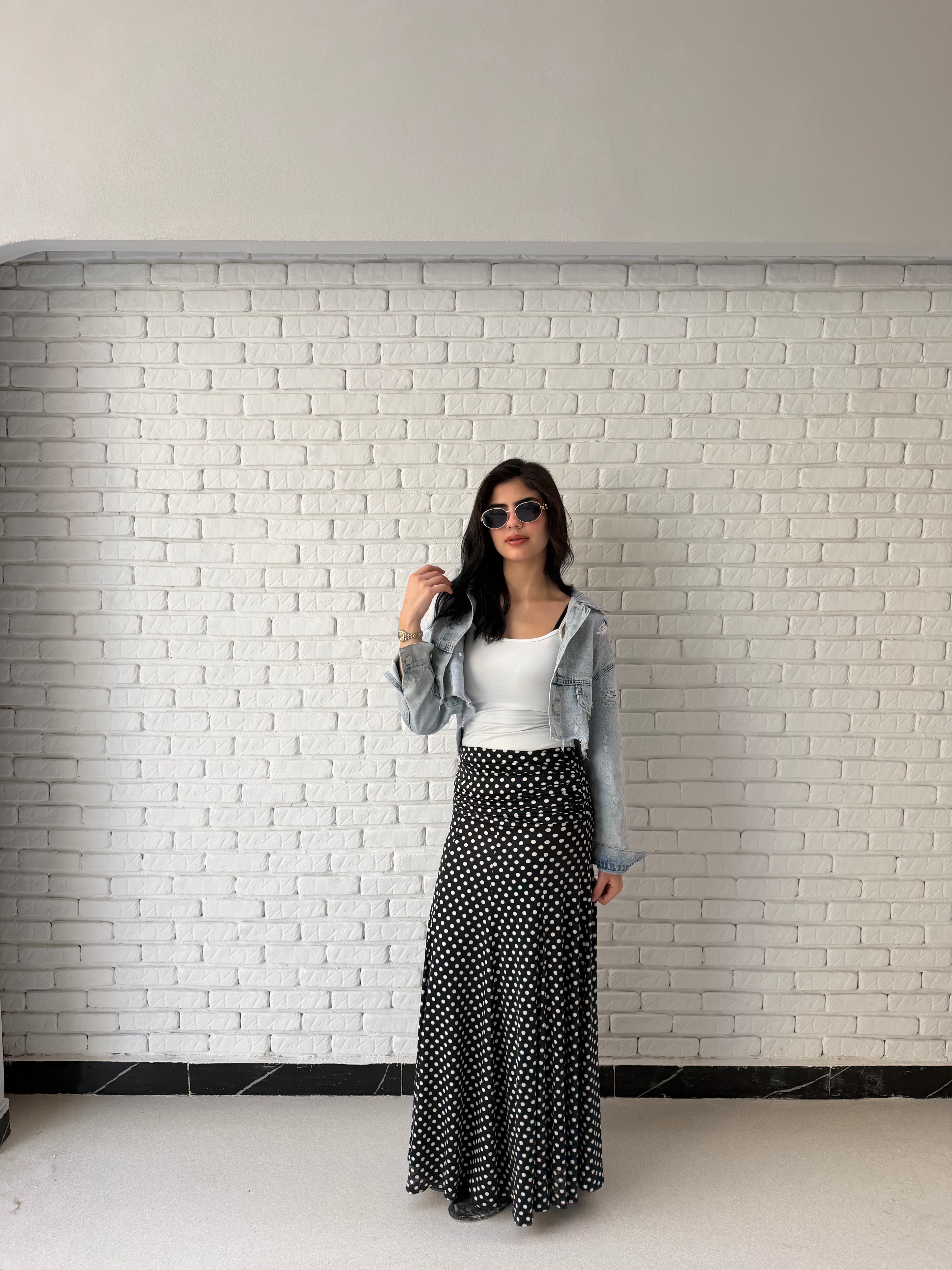 Leen black skirt
