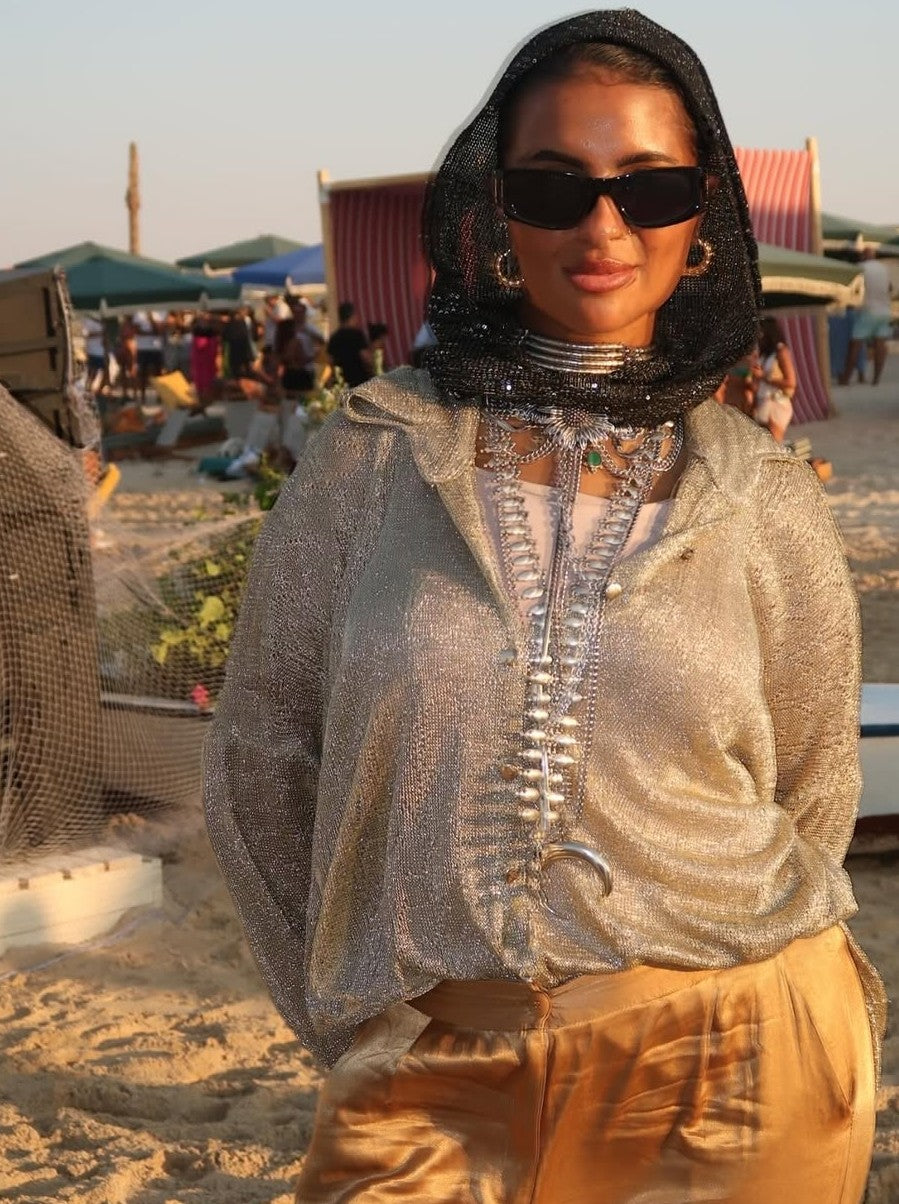 Golden glow blouse