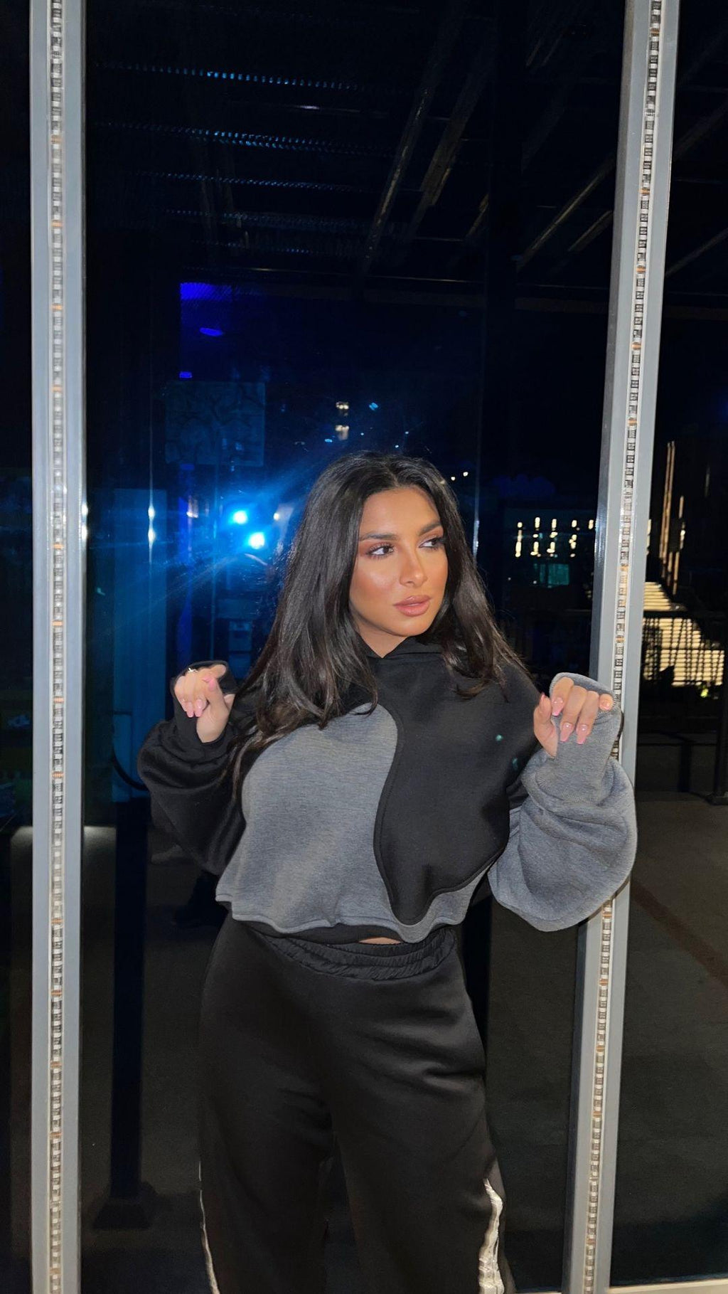 Black&grey hoodie