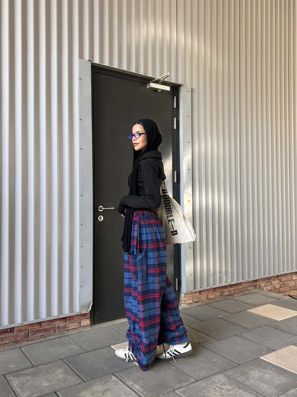 Blue Carreaux pants