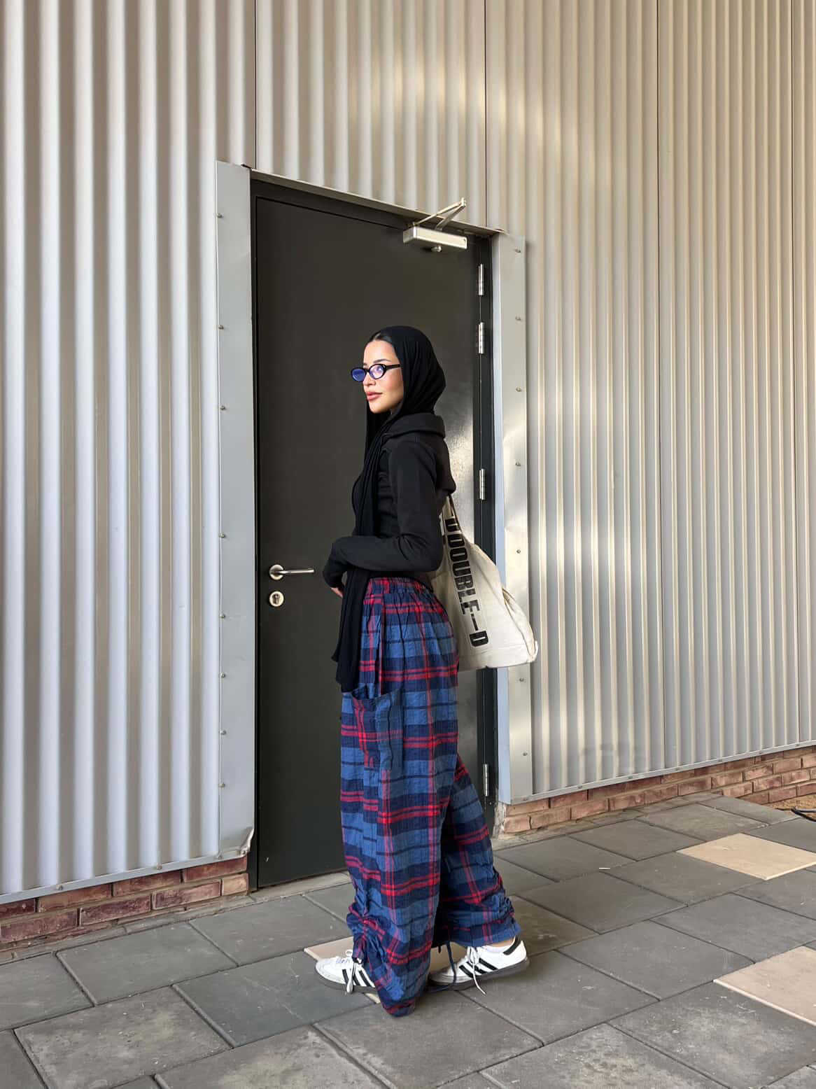 Blue Carreaux pants